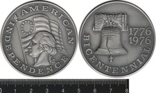 USA: 1976 Bicentennial medal, 200 Years American Independence