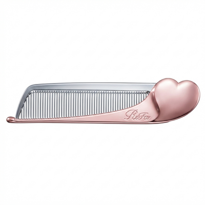 ReFa Heart Comb Aira Heart Mirror Folding Hair Brush Set Compact