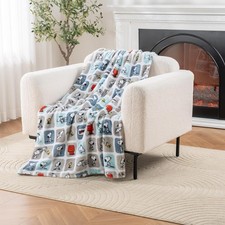 Peanuts Velvetloft Cute Character Snoopy Plush Throw Blanket,Peanuts Snoopy Woof