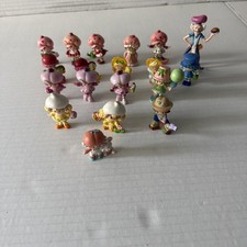 Strawberry Shortcake Miniature PVC Figures 19PC Lot Vintage Pie Man Cherry Lemon