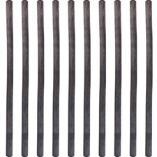 Friction Rod, Ebonite, 9.75mm x 300mm, Pack of 10