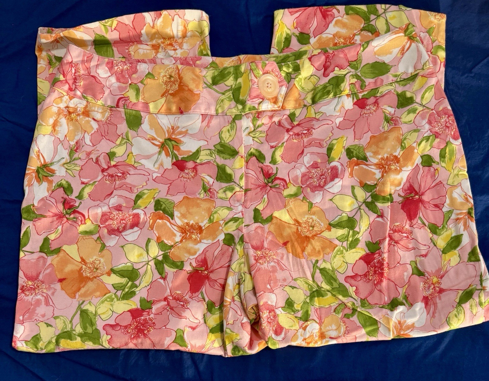 Carolina Blues By Carolina Colours Stretched Cropped Pants 