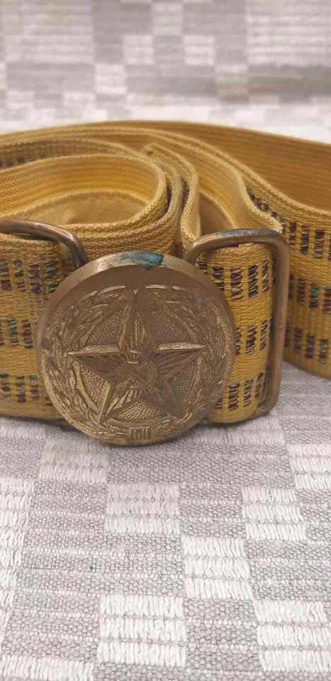 Vintage Officer's dress belt of the USSR - Image 4 of 4