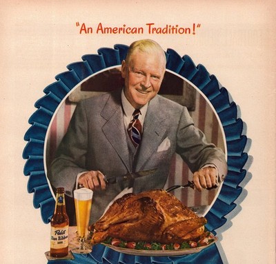 Pabst Blue Ribbon 1947 Life Magazine Ad Print It's Blended It's