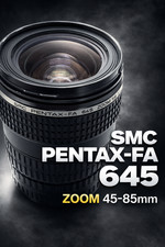 Pentax 645 FA 45-85 mm f/4.5 SMC zoom per fotocamere Pentax 645N 645NII 645D 645Z