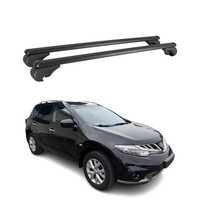 DachträGer GrundtäGer FüR Nissan Murano 2007-2014 75Kg Alu Schwarz 2 Tlg