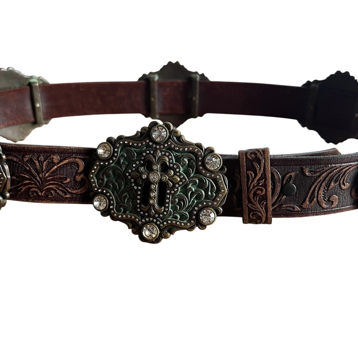 Brown Tony Lama Concho Belts for Women for sale | eBay display picture 1