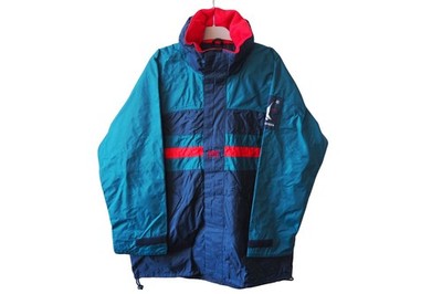 Vintage HELLY HANSEN Jacket Size L oversized outdoor style blue 90s