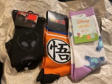 Lot of Three Character Socks One Size Fits All