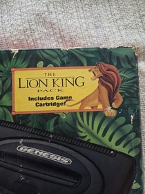 Sega Genesis Model 2 Console Complete CIB In Original Box Lion King Bundle 