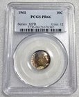 1961 Roosevelt Proof Silver Dime PCGS PR66 -Toning