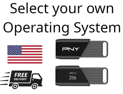 Anonymous Bootable (32 GB USB 3.0 3.1 3.2) Drive Live Latest - CHOOSE OS - USA