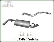 Auspuff Set für Nissan Pathfinder III 2.5 dCI 2006-2010 Mitteltopf + Endrohr