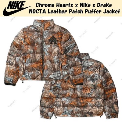 Chrome Hearts x Nike x Drake NOCTA Leather Patch Puffer Jacket