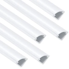 85 Inch Corner Cable Concealer Wire Covers Paintable Cord Cover for Wall