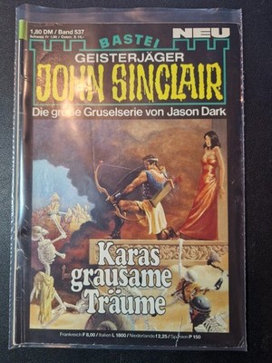 John Sinclair # 537, 1. Auflage - Karas grausame Träume - Oktober 1988