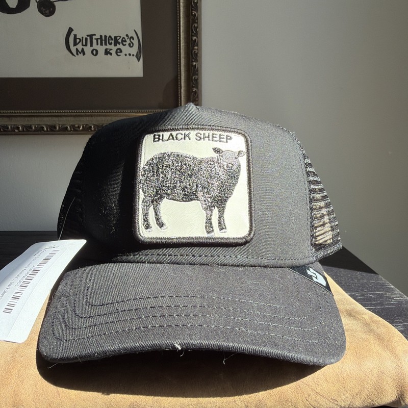GORIN BROS. “BLACK SHEEP” TRUCKER HAT — BRAND NEW — TAGS ATTACHED