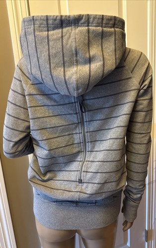 LULULEMON Women's Hoodie Sweatshirt Rollin With My Omies Size 2 Multi Striped - Picture 5 of 21