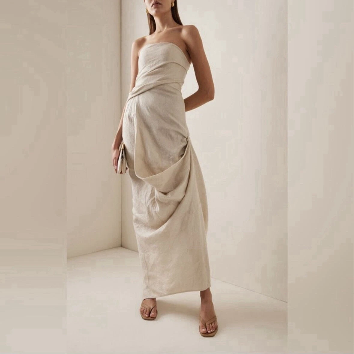 Linen Long Dresses for Women for sale | eBay