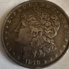 1878 Morgan Silver Dollar $1 Coin .900 Fine Circulated US Silver