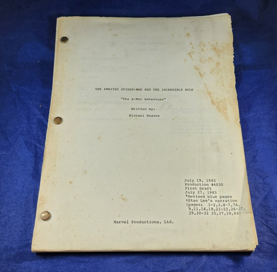 Amazing Spider-Man and the Incredible Hulk Michael Reaves Guión 1983 Marvel