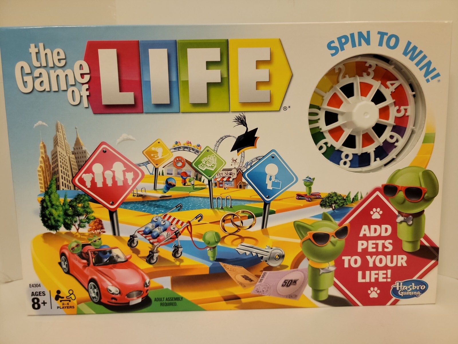 The Game of Life Add Pets to Your Life Gameage 8+ 2-4 players