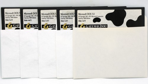 PC 5 1/4" floppy discs Ultima VII Stacker MS-DOS 5.0 Windows 3.1 Deluxe Paint II - Afbeelding 6 van 9