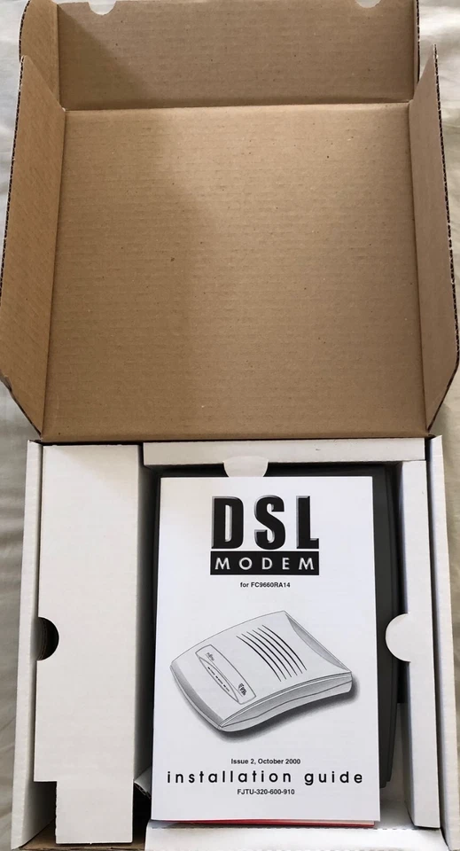 New Fujitsu SpeedPort DSL Modem FC9660RA14-I02 0-277 In Original Box - Image 3 of 3
