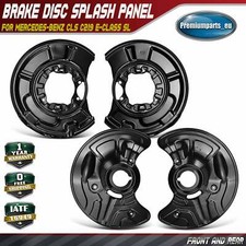4x Brake Disc Splash Panels Front & Rear for Mercedes-Benz CLS C219 E-Class SL