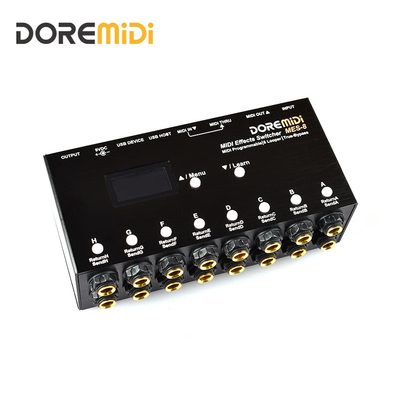 DOREMiDi Midi Effects Switcher MES-8 Controller