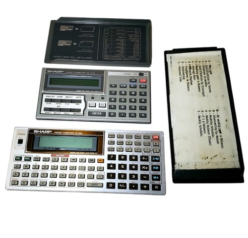 Sharp PC-1403 Pocket Computer De 1986 – Calculatrice Rétro Fonctionnelle, Fabriquée Au Japon