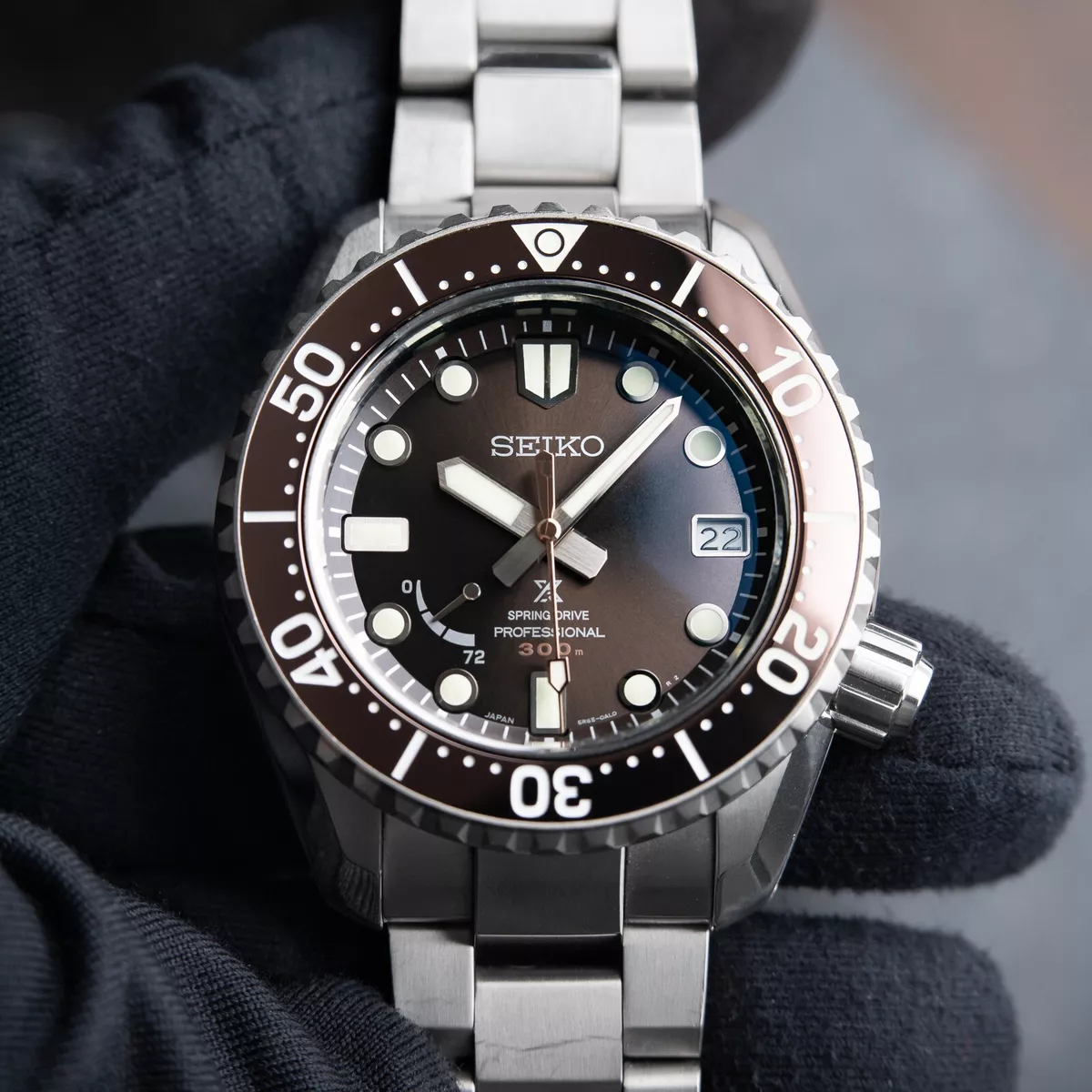 Seiko Prospex LX Line Limited Edition Spring Drive Titanium Diver Ceramic Watch