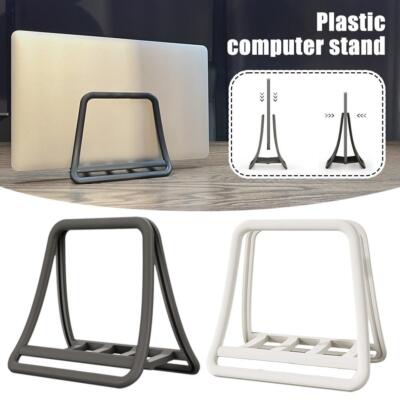 Universal Vertical Laptop Stand ABS Plastic Scratch Desktop Resistant F3U6  B6J5