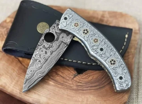 Drop Point Knife Company Stainless Steel Blade Collectible Knife Survival Handle - Picture 6 of 10