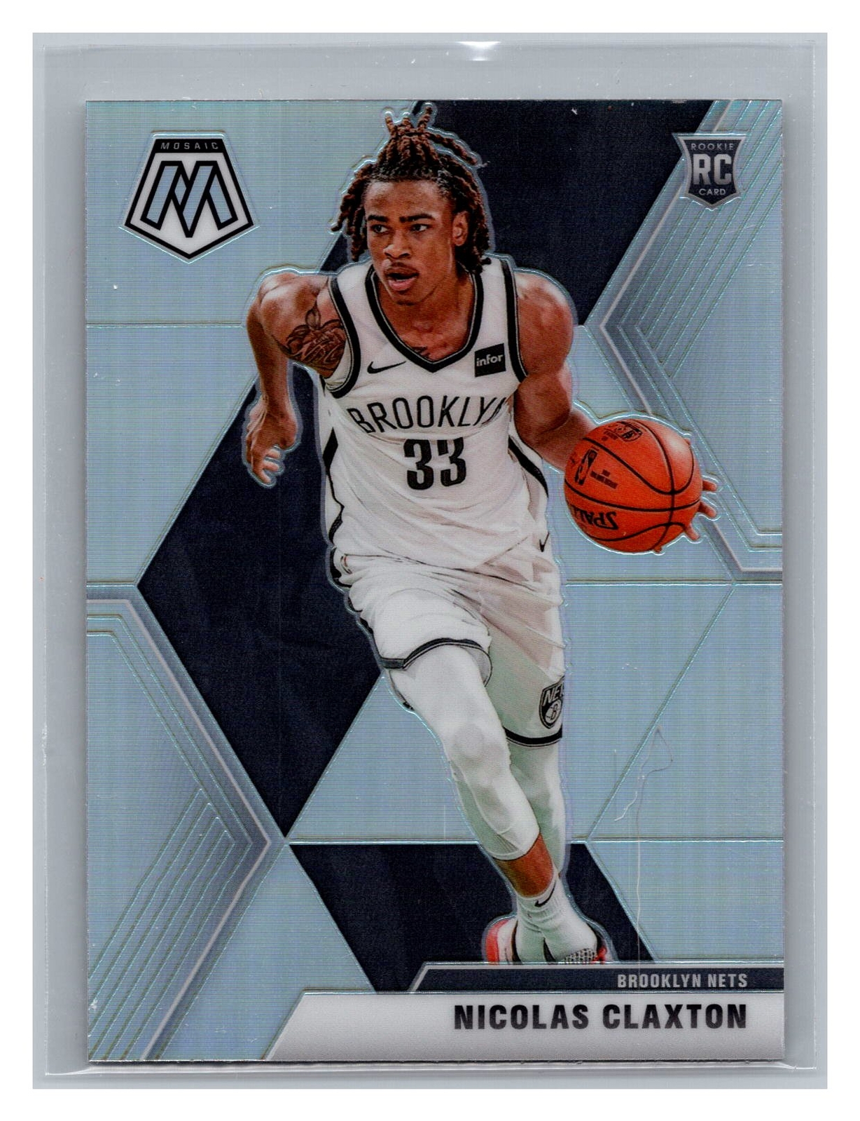 2019-20 Panini Mosaic Nicolas Claxton #236 Rookie