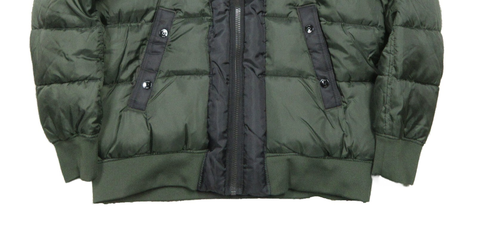 G-Star RAW Men's Asfalt Green Whistler Quilted Myrow Puffer Hooded Jacket image 4