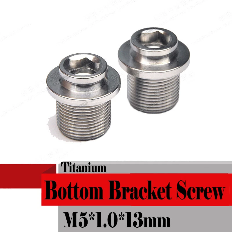 M15 *13mm Titanio Spline Soporte Inferior Tornillo Perno Bicicleta de Carretera MTB Bicicleta Reacondicionamiento Foto 2 de 4