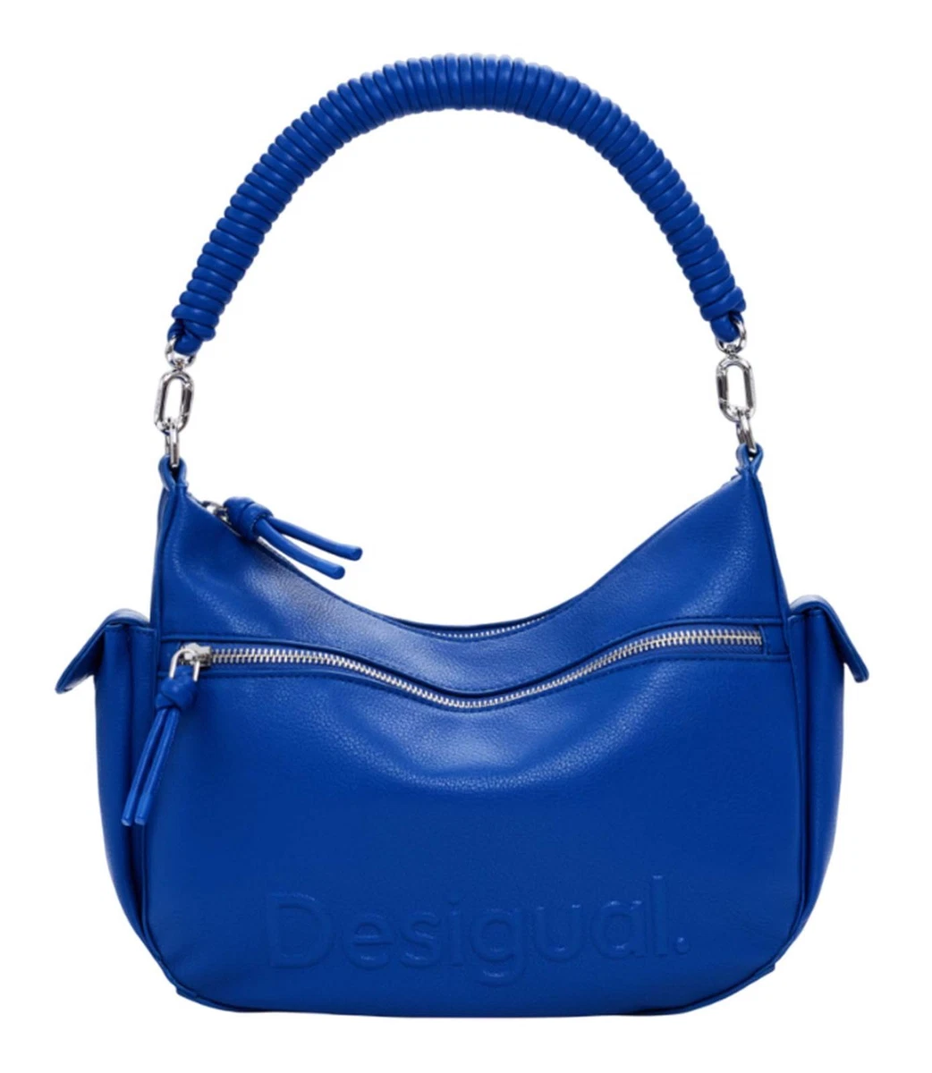 Sac à Dos Desigual Randers - Femme - Bleu Marine/orange - 27x35x12 Cm - Neuf Avec étiquettes