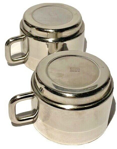 SERGIO ASTI FÜR ICM ITALY POST MODERN EDELSTAHL ESPRESSOTASSE