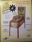TEN STRIKE CLASSIC Bowler - Arcade Advertising Brochure Flyer - 2003 - Box Ship — photo 1