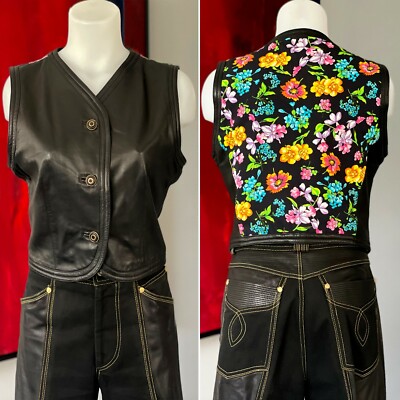 イタリア、GIANNI VERSACE ストライプドットベスト s-l400.jpg