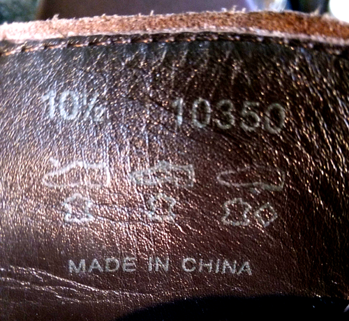 Hugo Boss Sz 10.5 Brown Leather 10350 Dress Shoe Italy - Picture 9 of 13