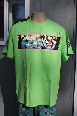 T&C Surfboard Town Country Party OG Vintage 80's Neon Green T&C Surfboard Town Country Party OG Vintage 80's Neon Green