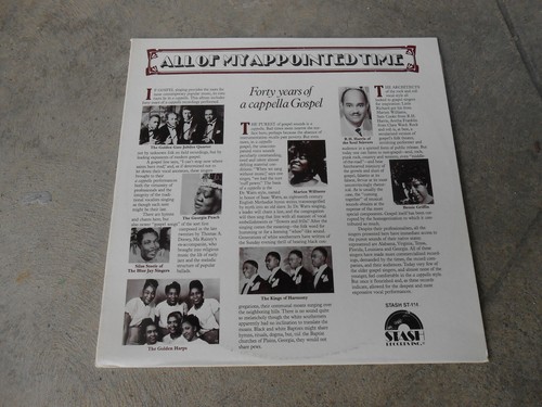 ALL OF MY APPOINTED TIME-FORTY YEARS OF GOSPEL-LP-VINYL-STASH ST 114-NM
