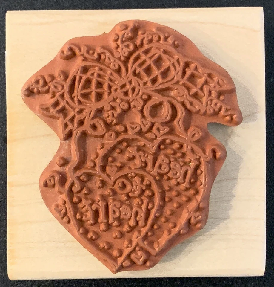 Stampington & Co Country Heart To Heart Rubber Stamp Foto 2 de 4