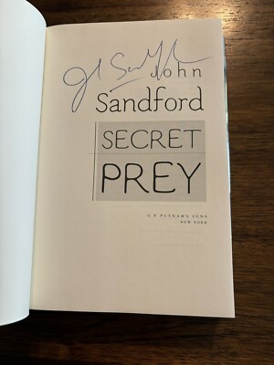 Secret Prey By John Sandford | Hardcover Mystery Thriller (Prey Series) - Good Condition