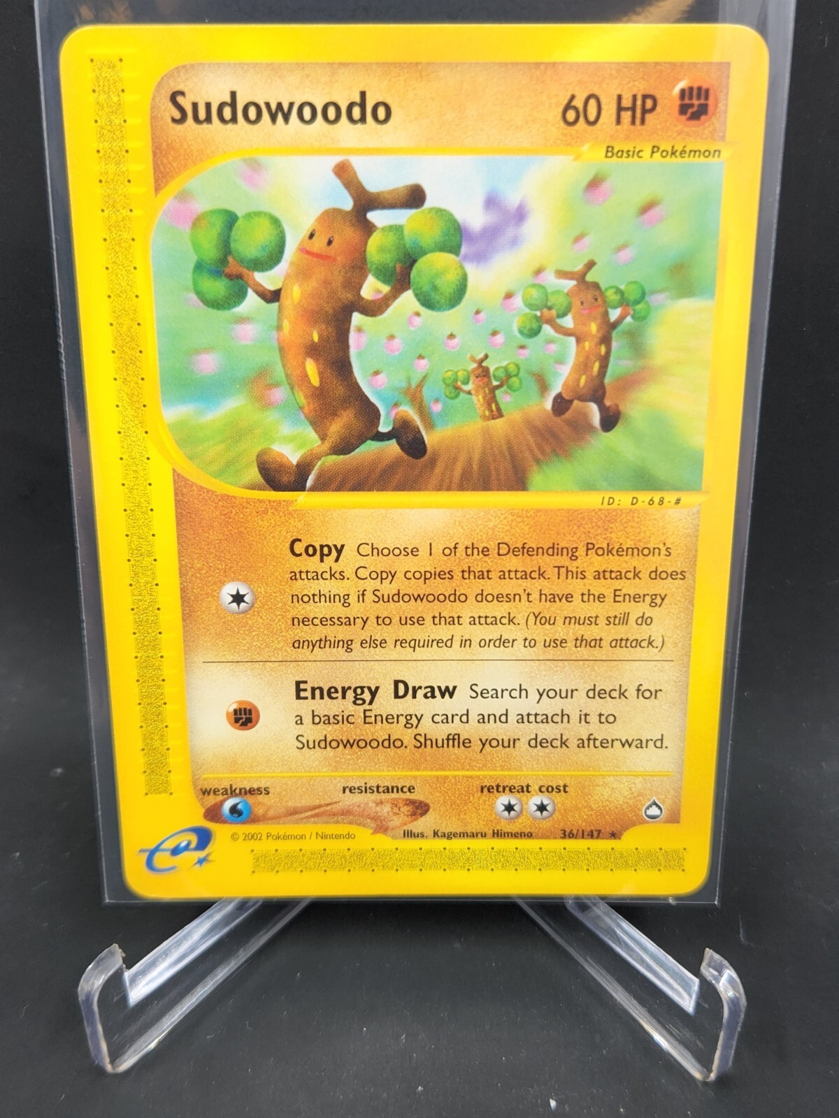Pokemon Sudowoodo 36/147 Regular Aquapolis NM