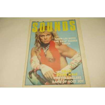 SOUNDS MAGAZINE AUGUST 9 1986 npbox131 DAVID LEE ROTH LS