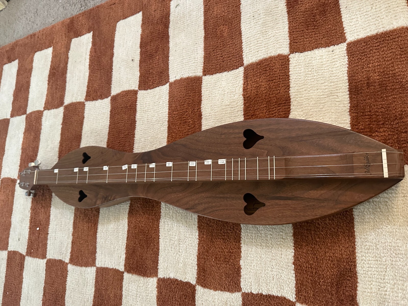 McSpadden Mountain Dulcimer 2008 4FHWW Walnut MINT eBay