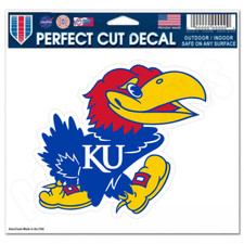 Kansas Jayhawks Logo NCAA College Vinyl Sticker Decal *Size: 3"-12"*